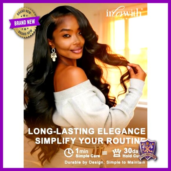 100% Indian Virgin Human Hair Extensions, Body Wave, 3 Bundles 18-22 Inches